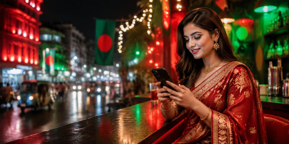 কুমিল্লায় একজন ব্যবহারকারী স্মার্টফোনে 876 bed ক্যাসিনো অ্যাপ উপভোগ করছেন